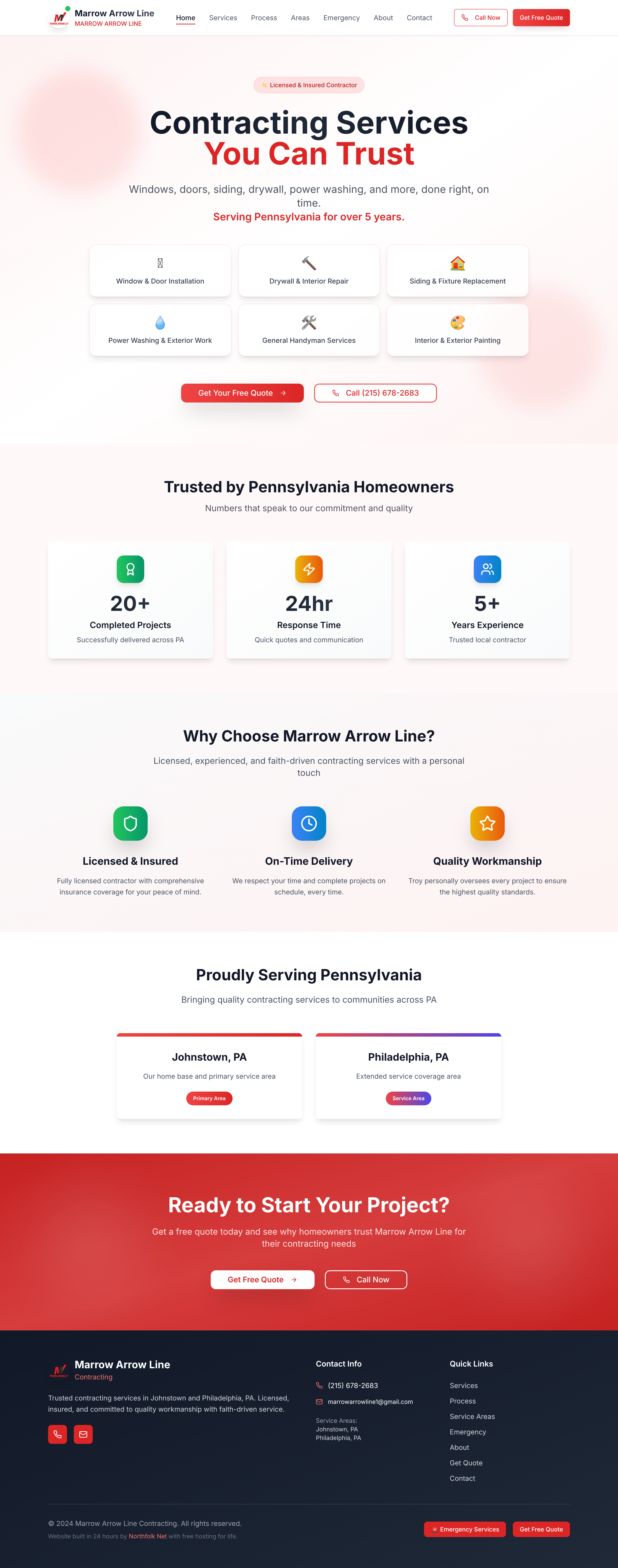 Marrow Arrow Line Contracting