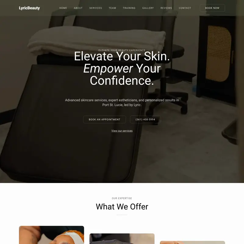 The Flawless Faces by Lyric website, built by Northfolk